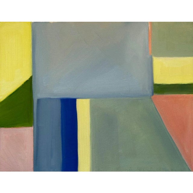 Set of 6 Abstract Multicolor Paintings in Oil by Christine Frisbee For Sale In Providence - Image 6 of 10