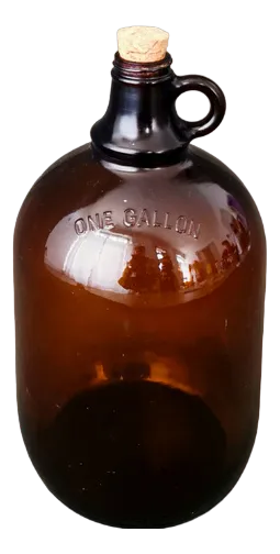 Vintage Glass Balloon in Brown from Duraglas, 1950s