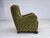 1950s Vintage Danish Relax Chair in Furniture Velour and Oak, 1950s For Sale - Image 5 of 18