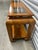 Vintage Mid 20th Century Ming Style Burl Wood Console Sofa Table With Glass Panels For Sale - Image 9 of 11