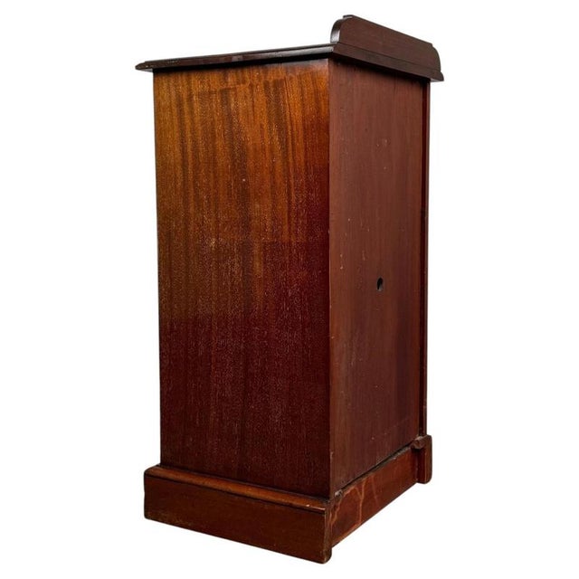 Antique Mahogany Bedside Cabinet, 1900s For Sale - Image 6 of 12