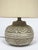1900s Mid-Century Modern Design Technics Table Lamp with Textured Base For Sale In Chicago - Image 6 of 6