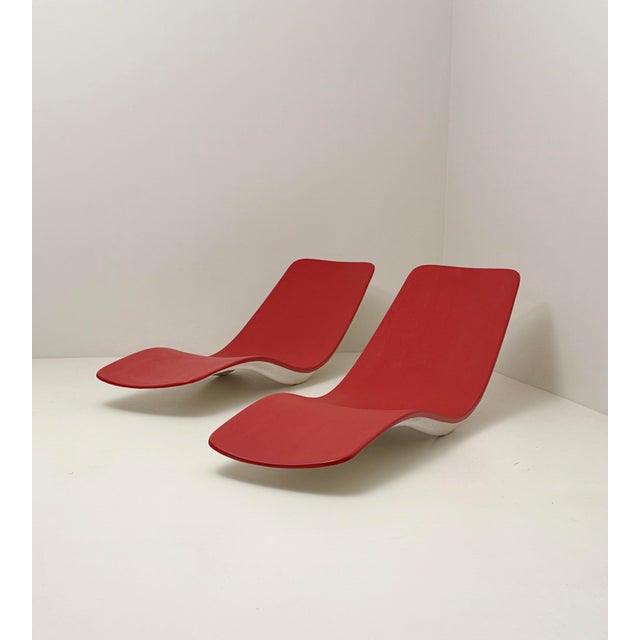 Mid-Century Modern Eurolax Chaise Lounges by Charles Zublena, 1960s, Set of 2 For Sale - Image 3 of 5