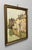 French 1930s French Watercolor of Sun-Drenched Houses in Period Gilt Frame For Sale - Image 3 of 12