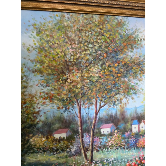1960s W. Hodges Impressionist Landscape Oil Painting For Sale - Image 5 of 8
