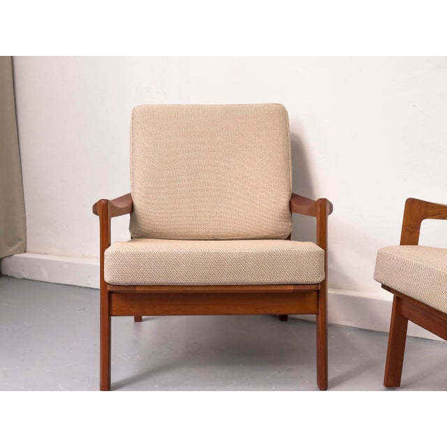 Teak Lounge Chairs by Tove & Edvard Kindt Larsen for Gustav Bahus, 1960s, Set of 2 For Sale - Image 9 of 18