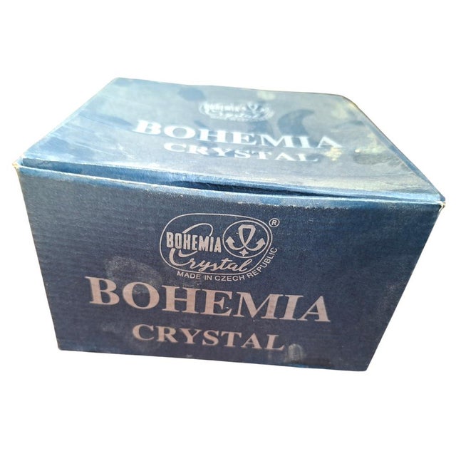 Bohemian Crystal Ashtray, 1990s For Sale - Image 3 of 8
