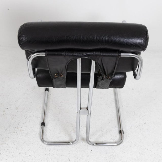 Metal Tucroma Armchairs by Guido Faleschini for Mariani, Set of 4 For Sale - Image 7 of 9