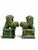 Vintage Mid-Century Sancai Glazed Ceramic Chinese Foo Dogs - A Pair For Sale - Image 4 of 6