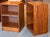 Mid 20th Century Pair of Mid Century Modern Teak Nightstands W/ Open Shelving c.1960 For Sale - Image 5 of 8