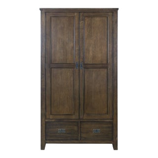 Mission 2 Door / 2 Drawer Armoire (Available in 2 Stains) - Micheal Cherry For Sale