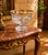 Cut Crystal Bowl on a Pedestal Base with Gilded Mount Lorraine Craftsmanship, 1950s For Sale - Image 4 of 5