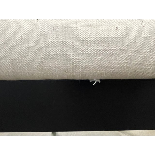 Contemporary Lisbon Cane Armchair, Brushed Ebony - Pottery Barn For Sale - Image 3 of 10