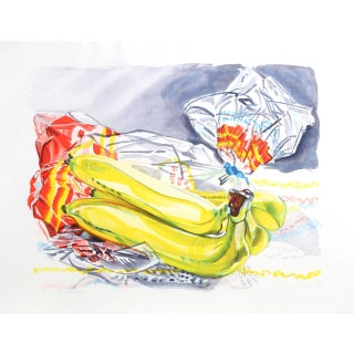 Janet Fish, "Bag of Bananas", Fruit Still Life For Sale