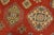 Kazak Rug 4′ X 6’2” Red Wool Tribal Hand-Knotted Oriental Carpet For Sale - Image 4 of 12
