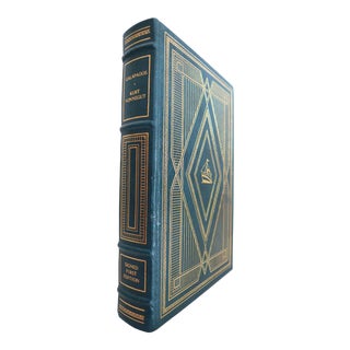 1980s Kurt Vonnegut's Galapagos Leather Book, Franklin Library Signed 1st Edition For Sale