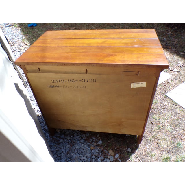 Vintage Neoclassical Style Henredon Chest of Drawers Dresser Server Night Stand For Sale - Image 11 of 13