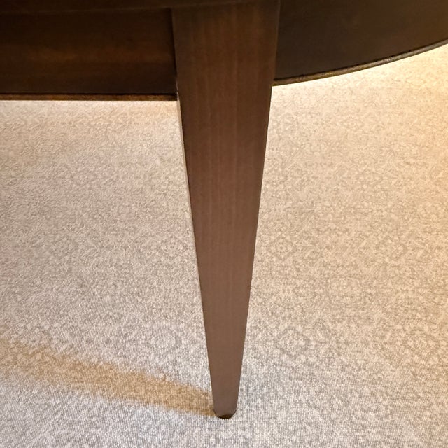 Contemporary Lancaster Iron and Wood Lincoln Extension Table For Sale - Image 3 of 13