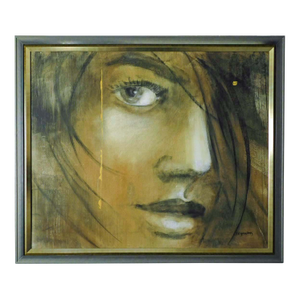 Andre Desjardins"Feeling Earth Under My Feet" Original Oil on Canvas Hand Signed