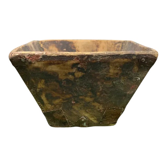 Vintage Wooden Rice Measurer For Sale