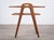 Danish Teak Serving Trolley with Woven Shelf, 1960s For Sale - Image 3 of 9