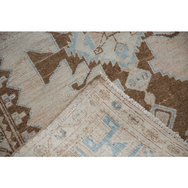 Vintage Distressed Hamadan Square Rug - 3'8" x 4'7" For Sale - Image 9 of 12