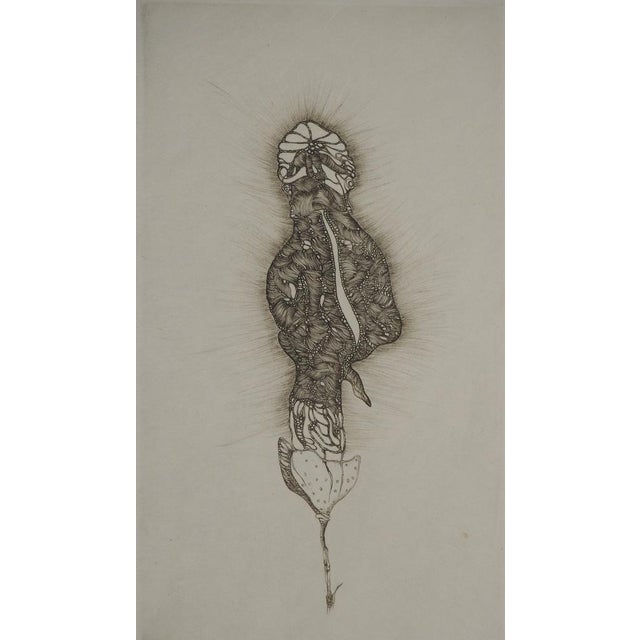 Fred deux (1924-2015) something, 1972 original engraving (moret workshop) signed in pencil numbered out of 99 copies on...