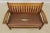 1900 - 1909 Antique Stickley Attributed Mission Oak Settee Bench For Sale - Image 5 of 13