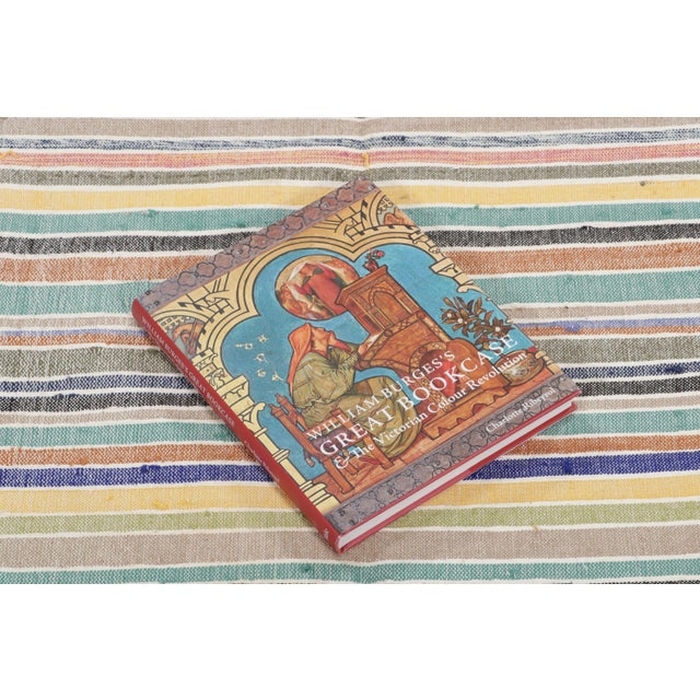 Vintage Panelled Kilim Wool Rug With Pastel Stripes by Rug & Kilim, 1950-1959 For Sale - Image 9 of 9