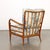Vintage Armchair in Beech and Fabric, Italy, 1950s For Sale - Image 9 of 10
