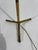 Metal Bronze Floor Lamp with Faux Bamboo Accents from Maison Bagues, 1950 For Sale - Image 7 of 11
