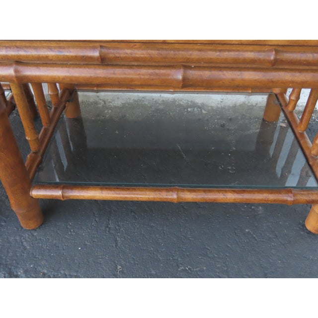 American of Martinsville Hollywood Regency Bamboo Nightstands a Pair 6449 For Sale In Miami - Image 6 of 18