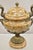 Vintage Bronze and Marble French Baroque Style Lidded Urn Centerpiece Cassolette. Item features heavy marble and bronze...