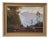Western Mountain Landscape With Oxen Wagon 20th C. For Sale