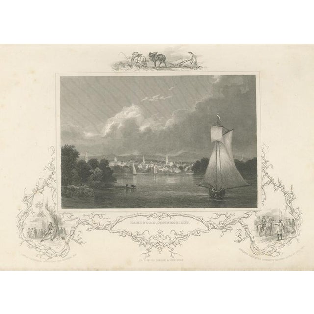 Brown Thomas Cole, River View Drawn, 1850, Paper For Sale - Image 8 of 8