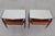 Mid-Century Modern Dassi Wood and Glass Nightstands, 1950s, Set of 2 For Sale - Image 13 of 18