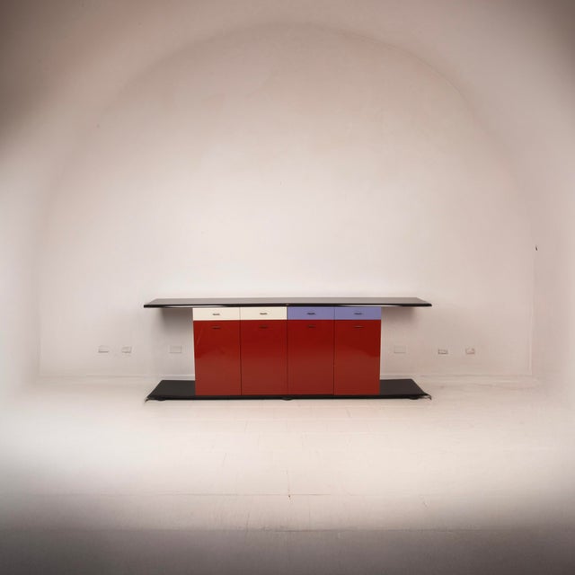 1980s Kinu Sideboard by Motomi Kawakami for Arflex, 1980s For Sale - Image 5 of 18