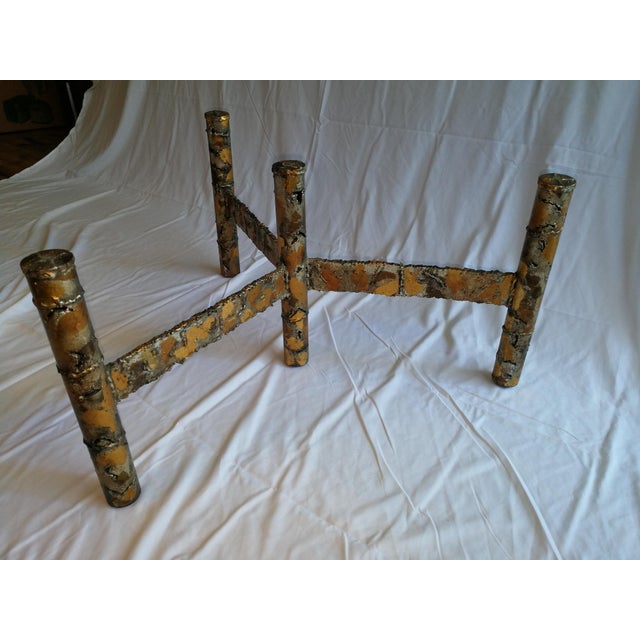 Paul Evans Style Brutalist Coffee Table For Sale In Boston - Image 6 of 11