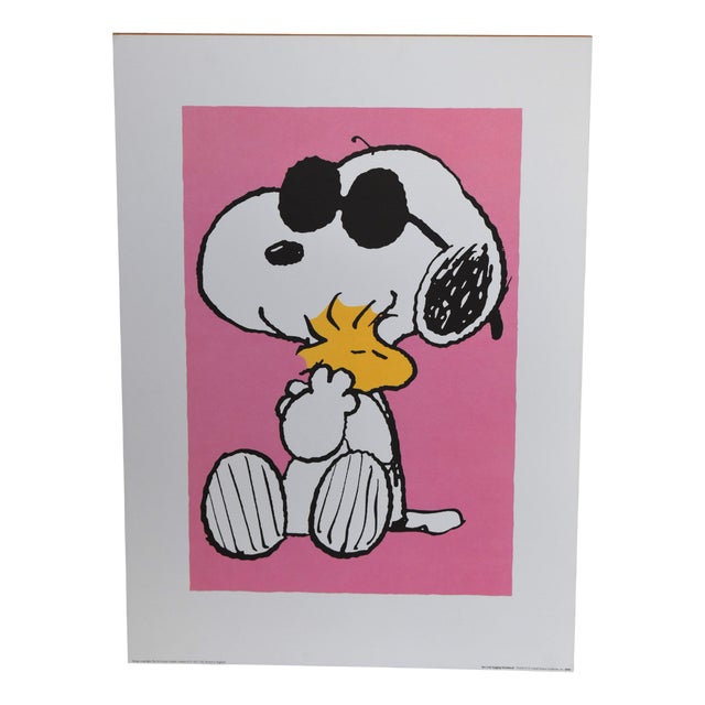 Joe Cool Hugging Woodstock by United Feature Syndicate, 1990s For Sale