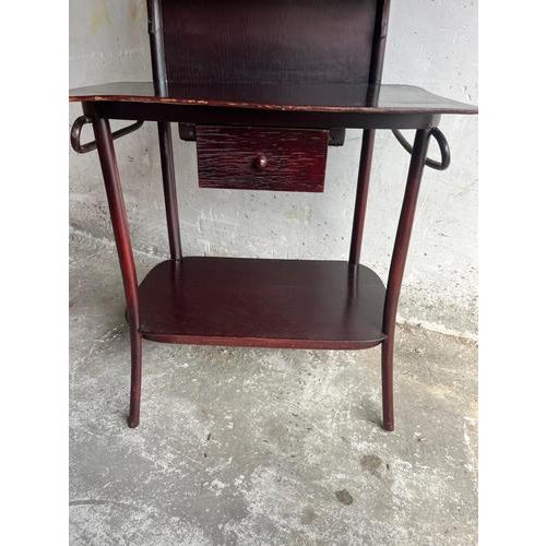 Vintage Art Deco Vanity Table with Mirror, 1930s For Sale - Image 5 of 8