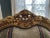 Wood Mid 20th Century Vintage High Back Baroque Highly Carved Gold Gilt Sofa For Sale - Image 7 of 11