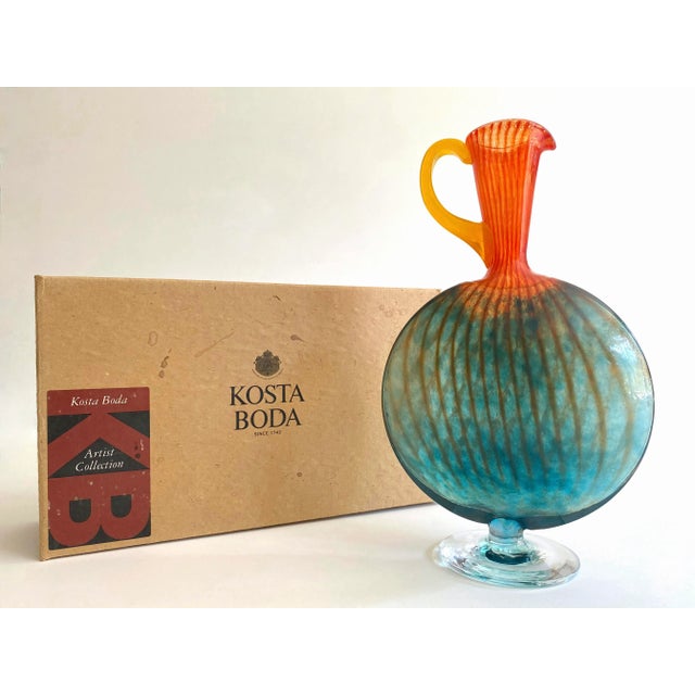 Kosta Boda Sweden Kjell Engman Vintage 1989 Postmodern