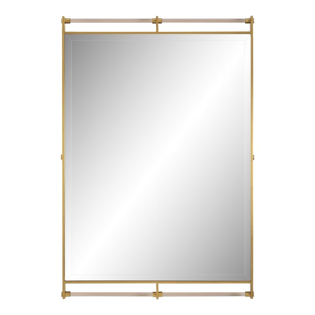 Ripoll Antique Brass Mirror For Sale