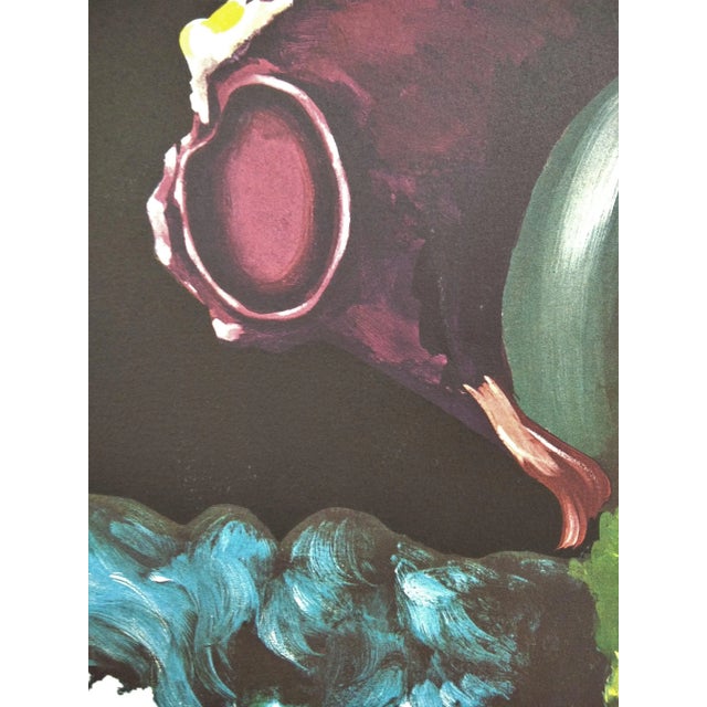 This artwork includes a certificate of authenticity and is hand-signed by the artist. This piece has an attribution mark,...