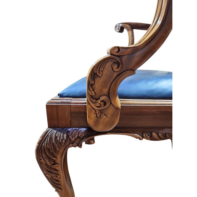 1970s Georgian Furniture Company Mahogany Chippendale Dining Chairs - Set of 6 For Sale - Image 10 of 15