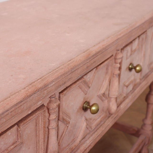 English Painted Dresser Base, 1890s For Sale - Image 11 of 12