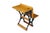 American Antique American Solid Maple Classroom School Desk Cast Iron Flip-Up Chair Combo For Sale - Image 3 of 18