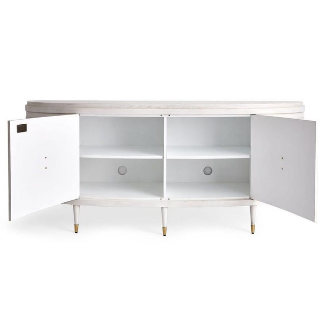 Not Yet Made - Made To Order Regency Glam 77" Console Cabinet For Sale - Image 5 of 8