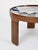 Italian Round Coffee Table in Walnut with Smoked Glass Top from Molteni, 1960s For Sale - Image 12 of 14
