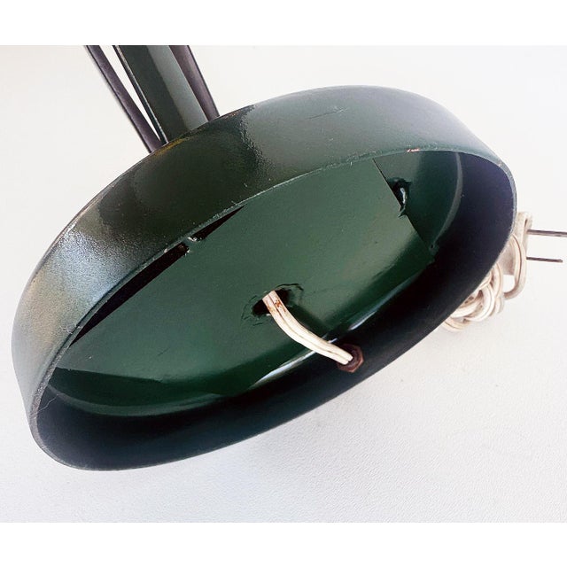 Yellow Vintage 1980s Mike Bliss Daffodil Desk Table Lamp, Original Wiring For Sale - Image 8 of 8